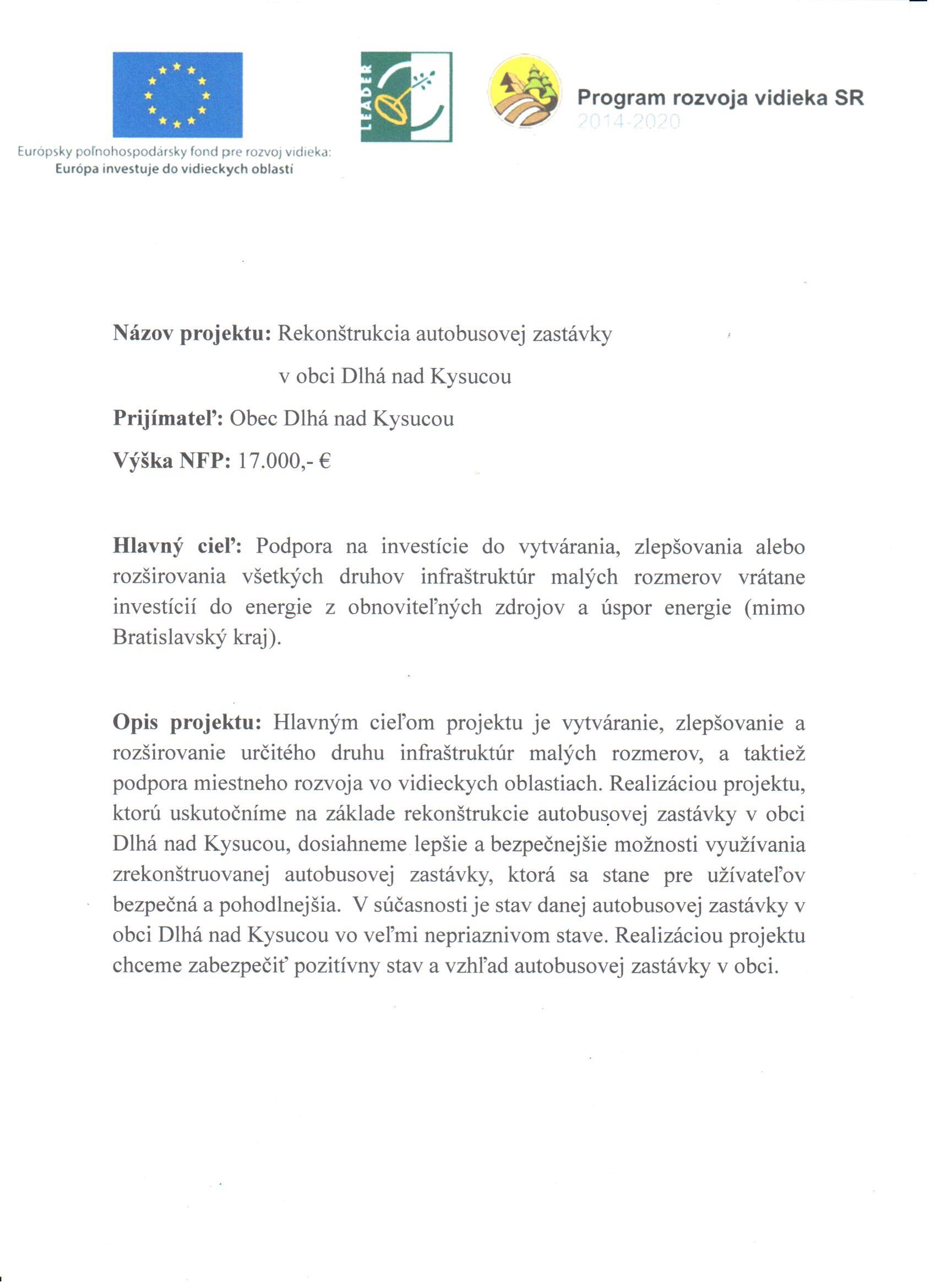 plagát autobusovej zastávky